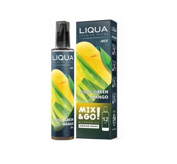 Ritchy - Liqua Příchuť LIQUA - Mix&Go - Cool Green Mango 12ml SnV