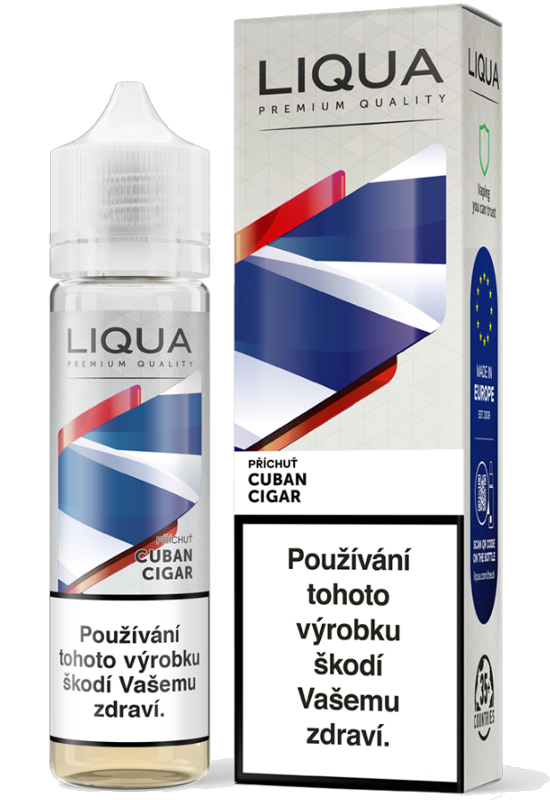 Ritchy - Liqua Příchuť LIQUA - Mix&Go - Cuban Cigar 10ml SnV