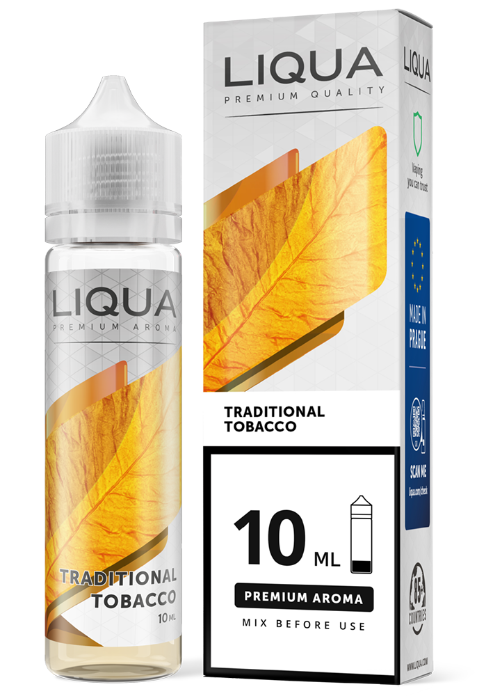 Příchuť LIQUA - Mix&Go - Traditional Tobacco 10ml SnV