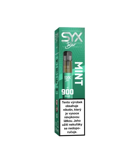 SYX BAR 900 jednorázová e-cigareta Mint
