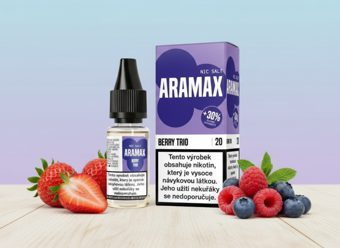 Aramax Aramax Salt - Berry Trio 10ml Nikotin: 10 mg - Kolek Q