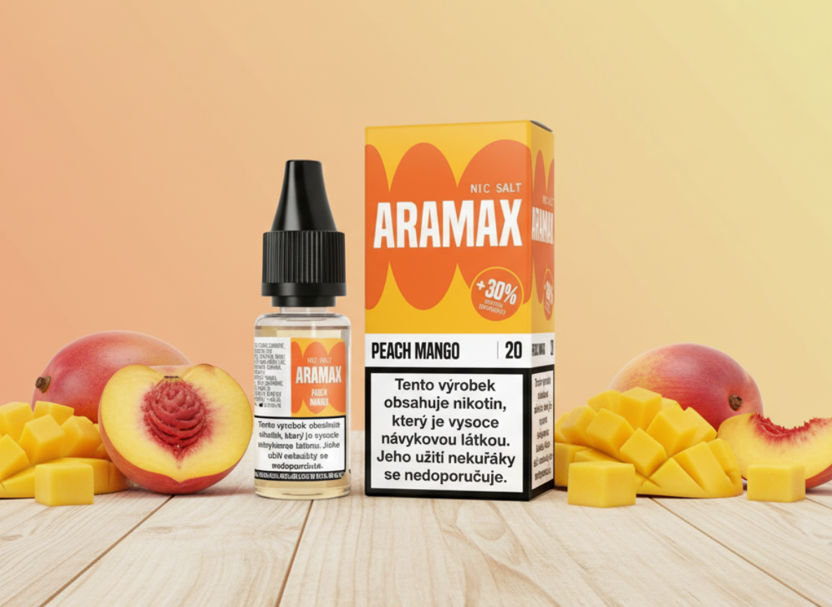 Aramax Aramax Salt - Peach Mango 10ml Nikotin: 10 mg - Kolek Q