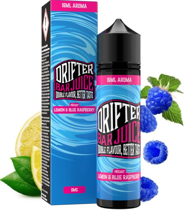 Juice Sauz Příchuť Drifter Bar Juice - Lemon and Blue Raspberry SnV 16ml