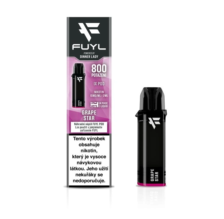 Dinner Lady FUYL POD náplň Grape Star
