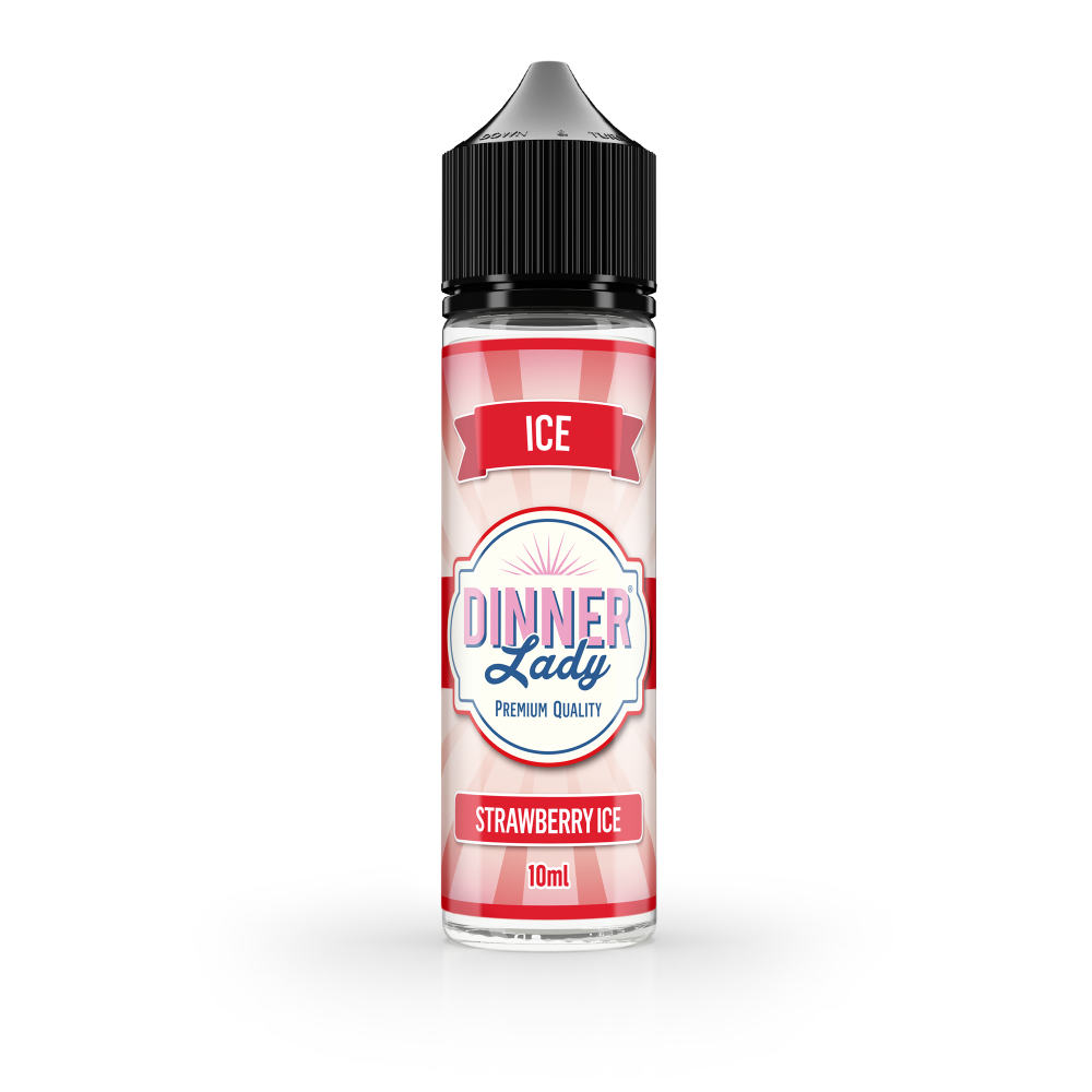 Příchuť Dinner Lady - Ice - Strawberry Ice 10ml SnV