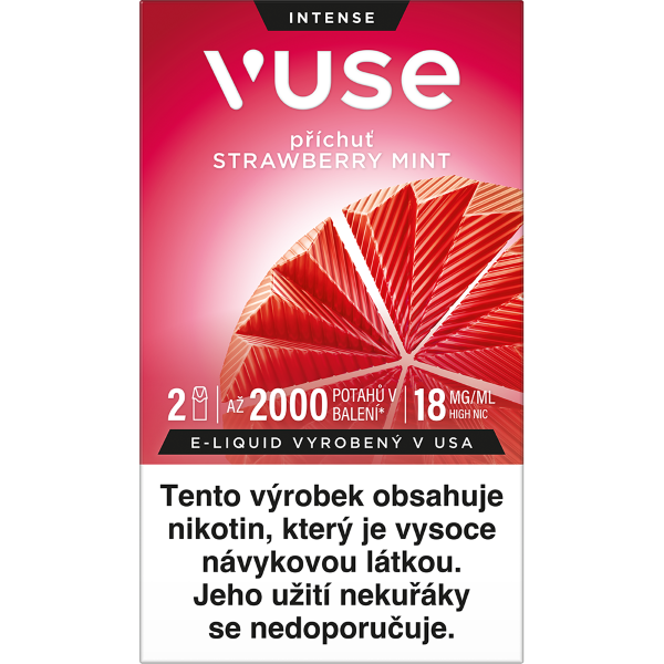 BAT (British American Tobacco) VUSE ePOD náplň Strawberry Mint 2ML 18MG - 2KS