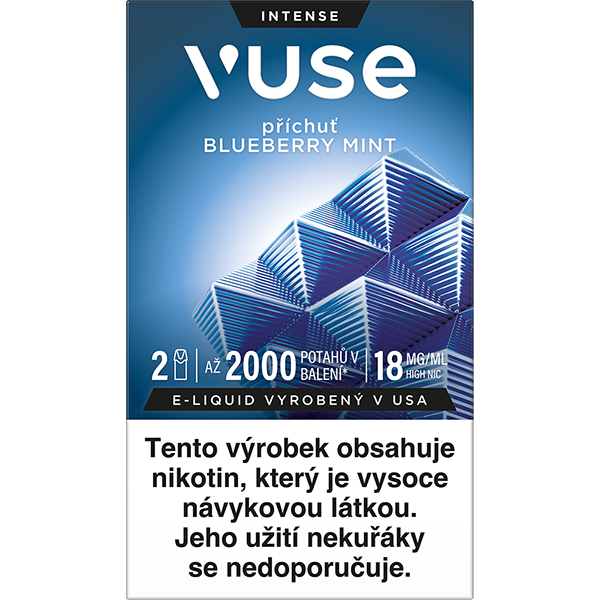 BAT (British American Tobacco) VUSE ePOD náplň Blueberry Mint 2ML 18MG - 2KS