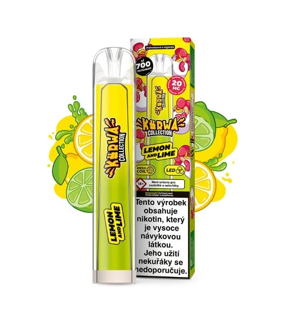KURWA Collection jednorázová ecigareta Lemon and Lime
