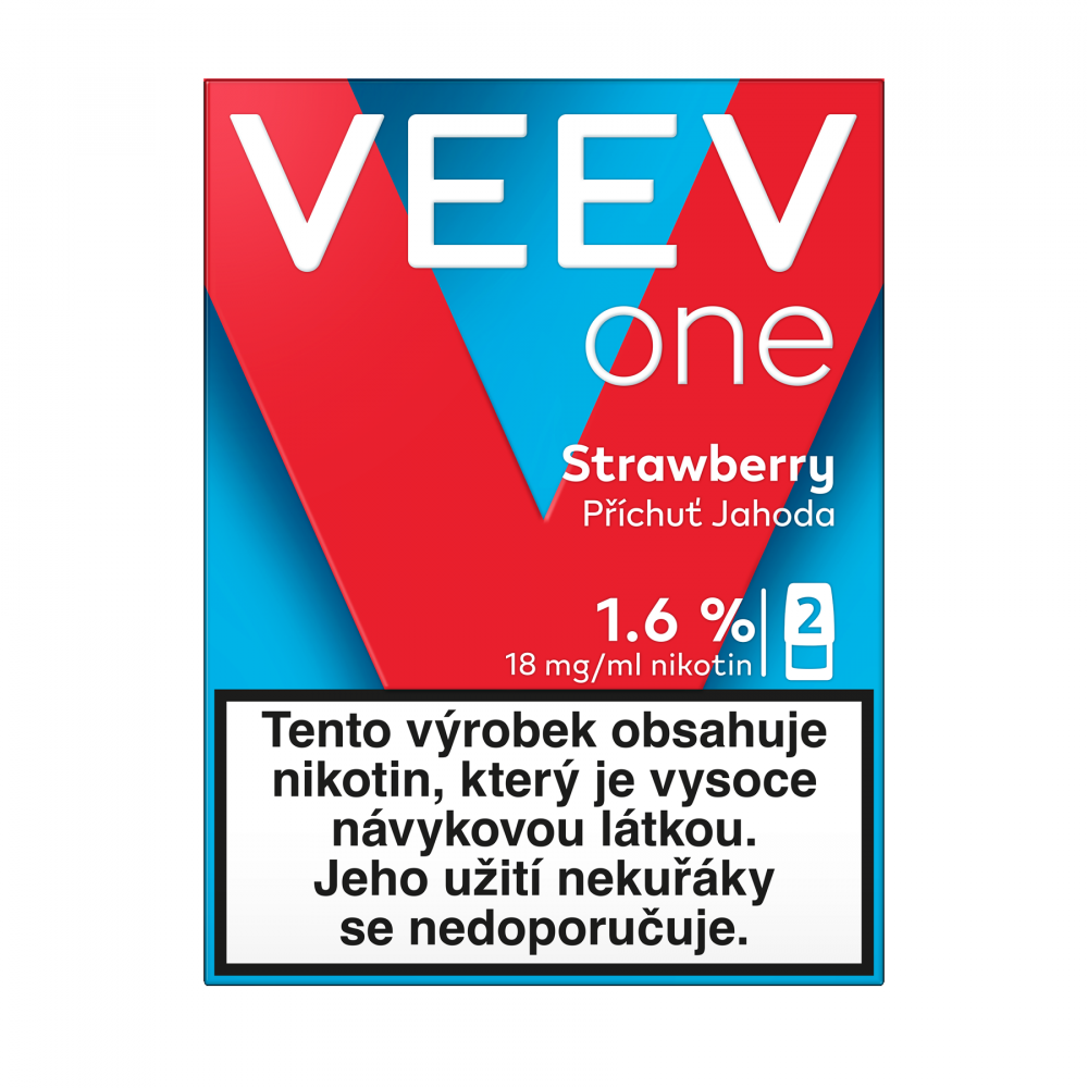 VEEV ONE náplň Strawberry 18mg - 2ks