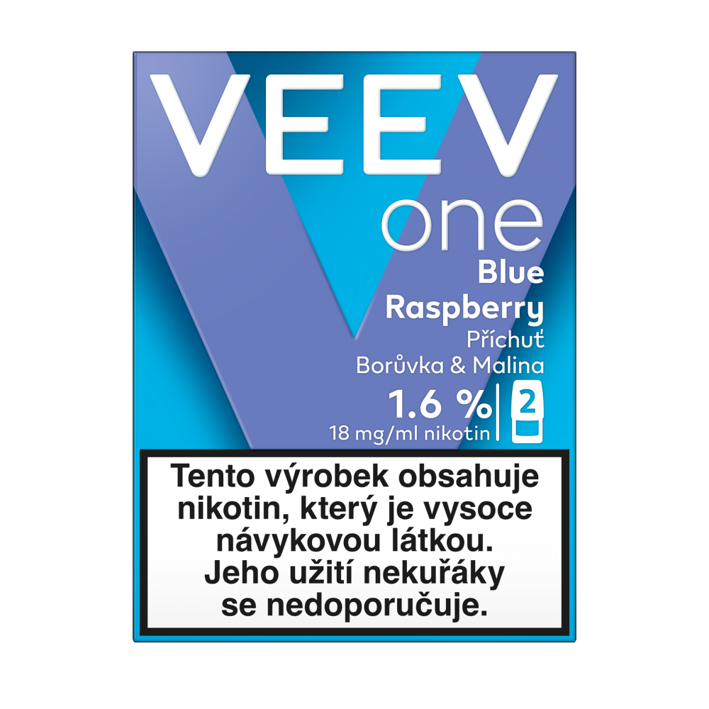VEEV ONE náplň Blue Raspberry 18mg - 2ks