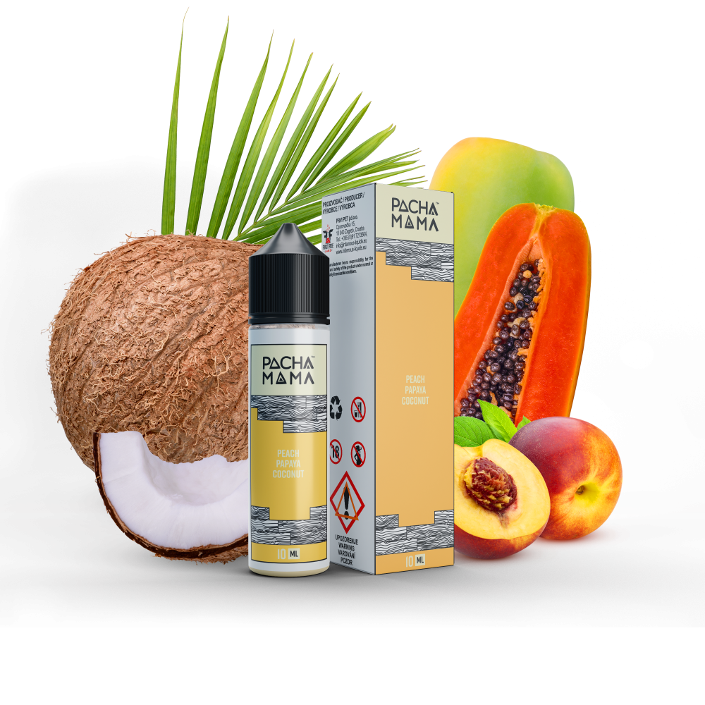 Charlie´s Chalk Dust Příchuť SNV Charlie's Chalk Dust Pacha Mama Peach, Papaya, Coconut 10ml