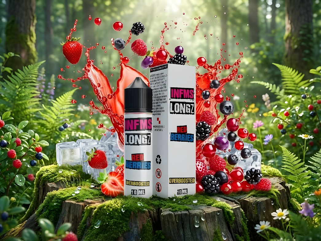 Příchuť SNV Infamous LongZ - Red Berries 10ml