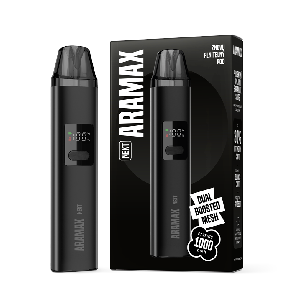 Ritchy - Liqua Aramax Next POD 20W 1000mAh Barva: Černá