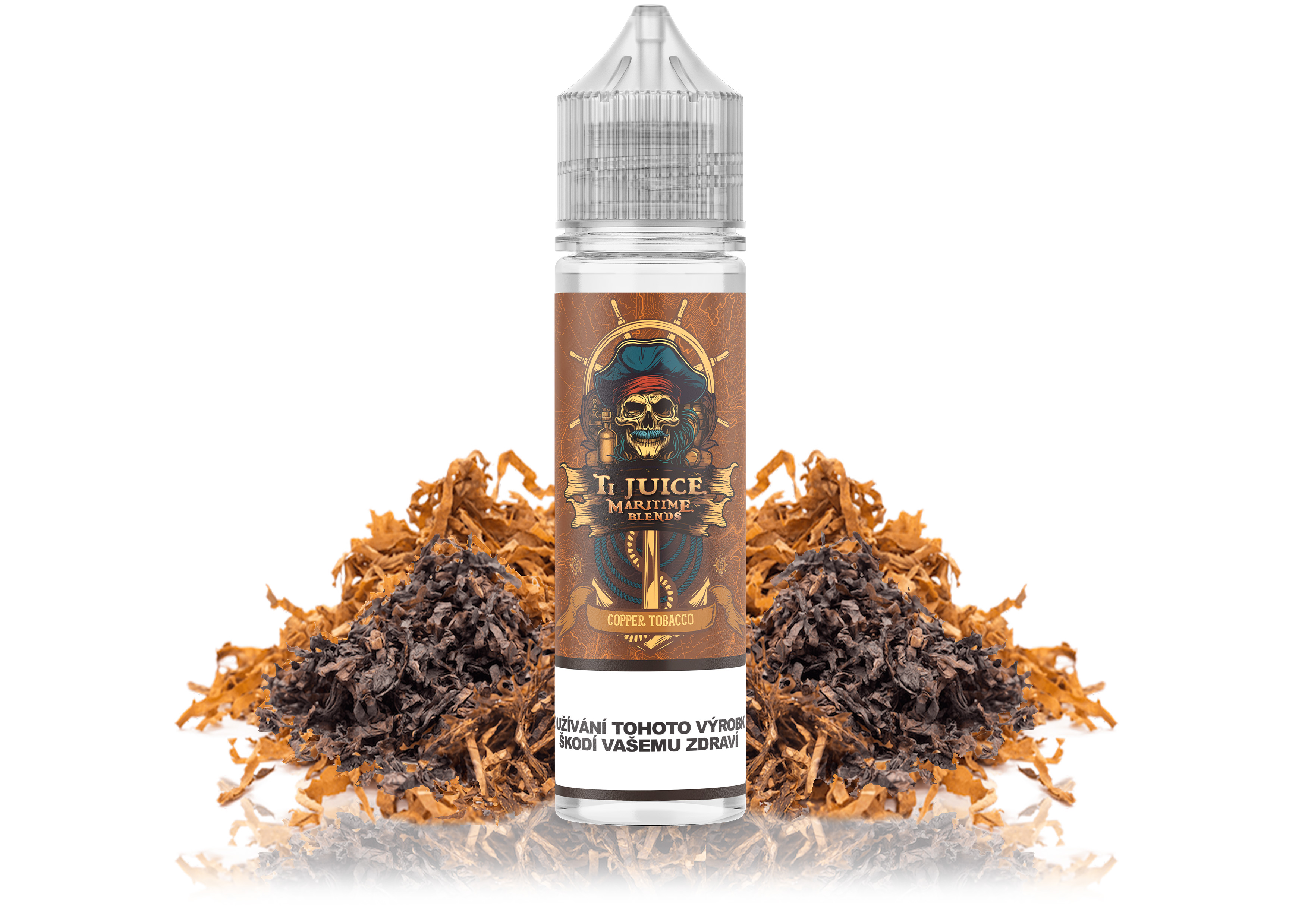 Příchuť TI Juice Maritime Blends - Copper Tobacco SnV 10ml
