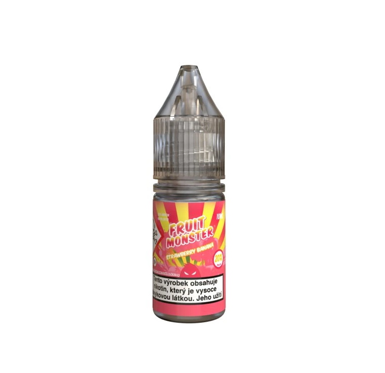 Monster Fruit NicSalt - Strawberry Banana 10 ml - 20 mg