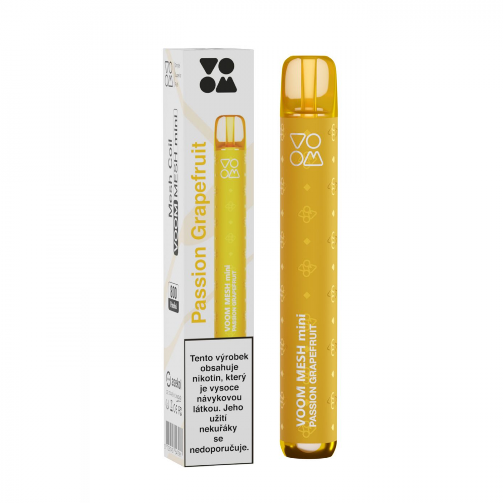 Voom Mesh Mini jednorázová ecigareta Passion Grapefruit - 20mg