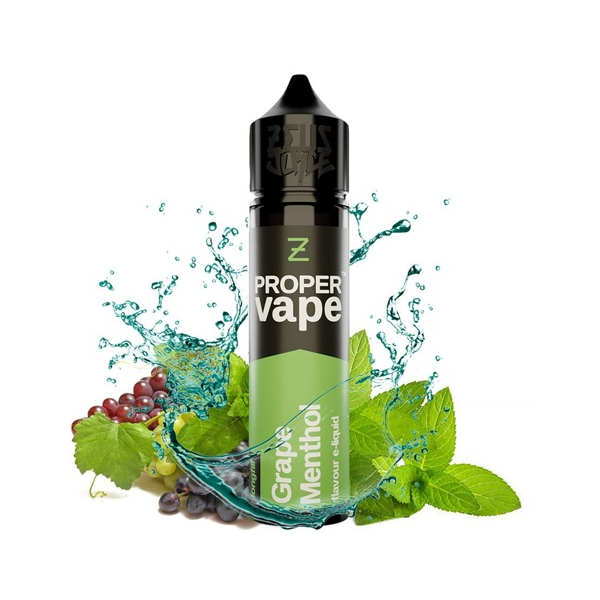 Příchuť Zeus Juice SnV - Proper Vape - Grape Menthol - 10ml