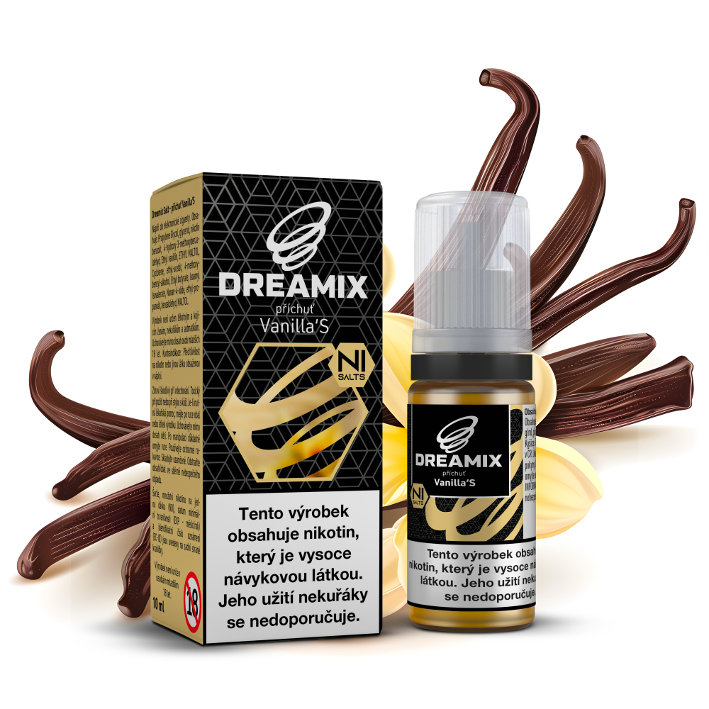 Nikotinová Sůl Dreamix - Vanilka - Vanilla'S Nikotin: 10 mg - Kolek R