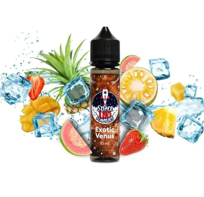 Příchuť Space Lab Flavours SnV - Exotic Venus / Chladivý mix Ananasu, Manga, Guavy a Jackfruitu 10ml
