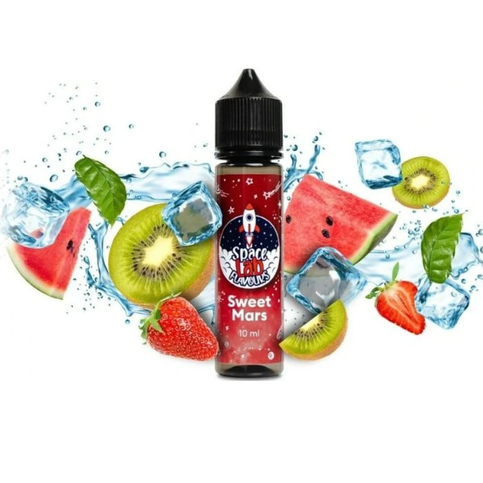 Příchuť Space Lab Flavours SnV - Sweet Mars / Chladivý mix Jahod, Melounu a Kiwi 10ml