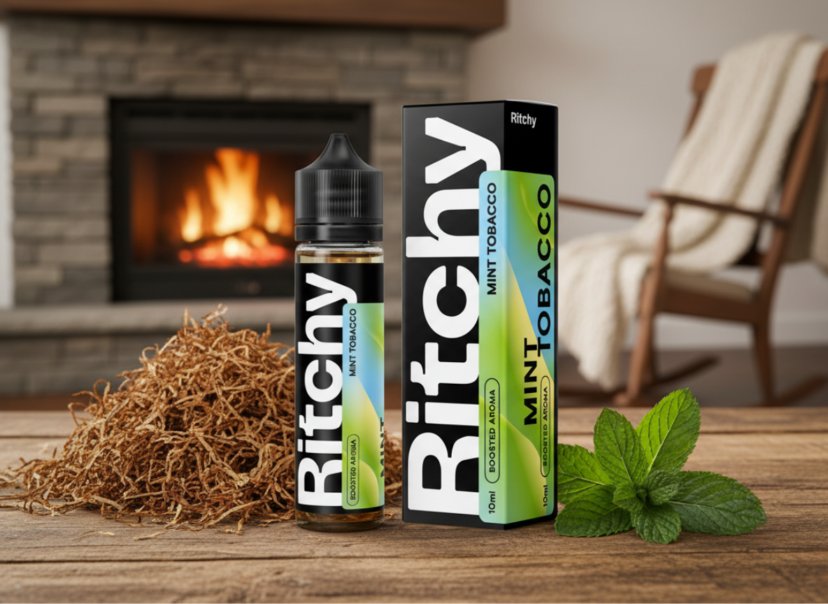 Ritchy - Liqua Příchuť LIQUA RITCHY - Mint Tobacco 10ml SnV