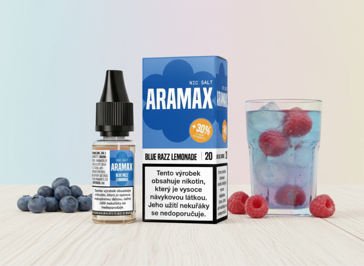 Aramax Aramax Salt - Blue Razz Lemonade 10ml Nikotin: 10 mg - Kolek R
