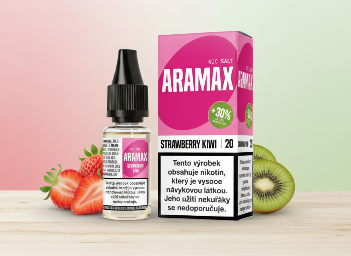 Aramax Salt - Strawberry Kiwi 10ml Nikotin: 10 mg - Kolek R
