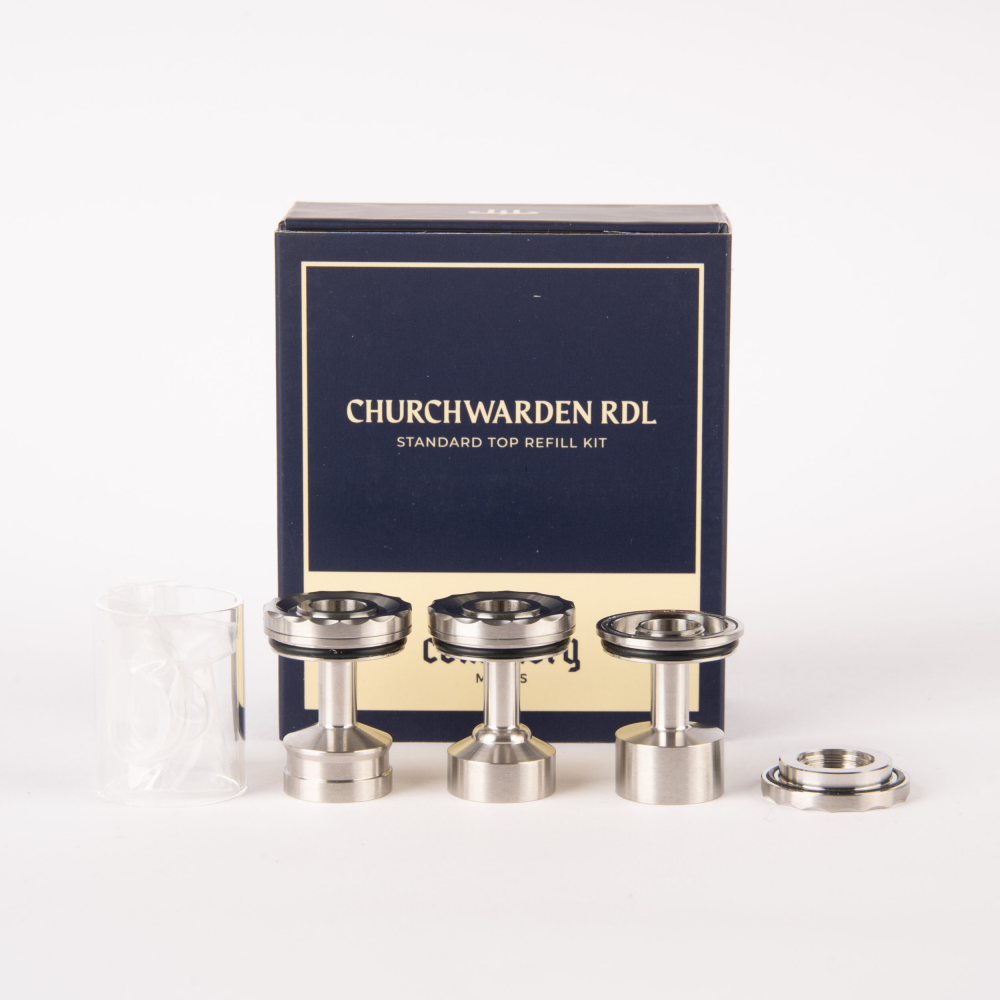 Centenary Mods - Churchwarden RDL Standard Top Refill Kit pro Diplomat RTA RDL - Brushed