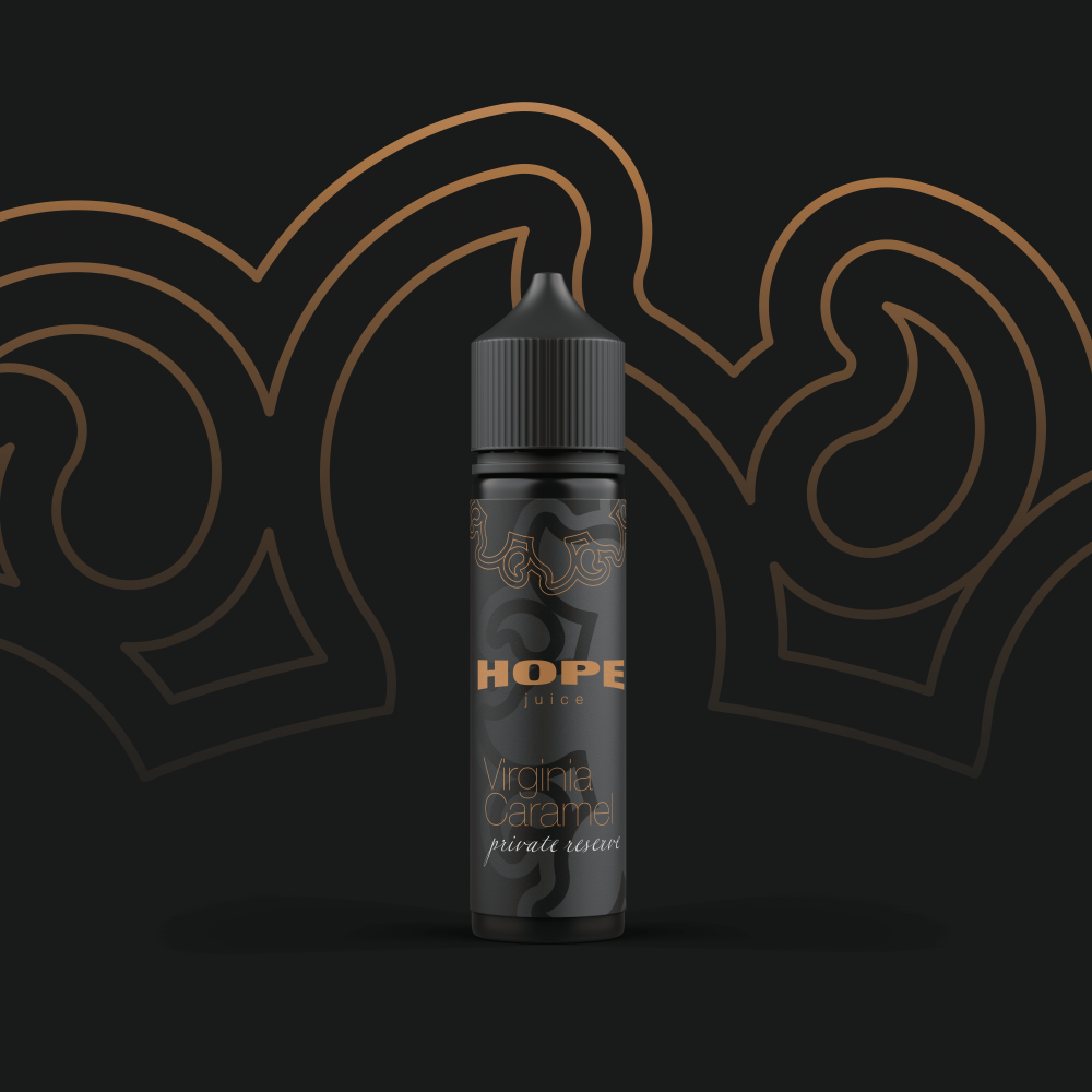 LaVape Příchuť Hope Juice Private Reserve - Virginia Caramel 10ml SnV