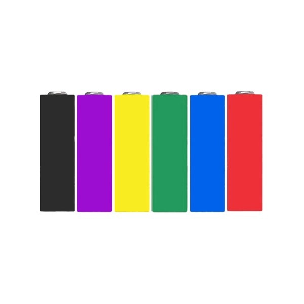 Ostatní Smršťovací folie pro baterie 21700 - 5 kusů - Jednoduché barvy Barva: Černá