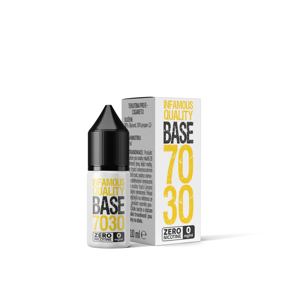 Infamous DL beznikotinová báze 70/30 VG/PG 10ml