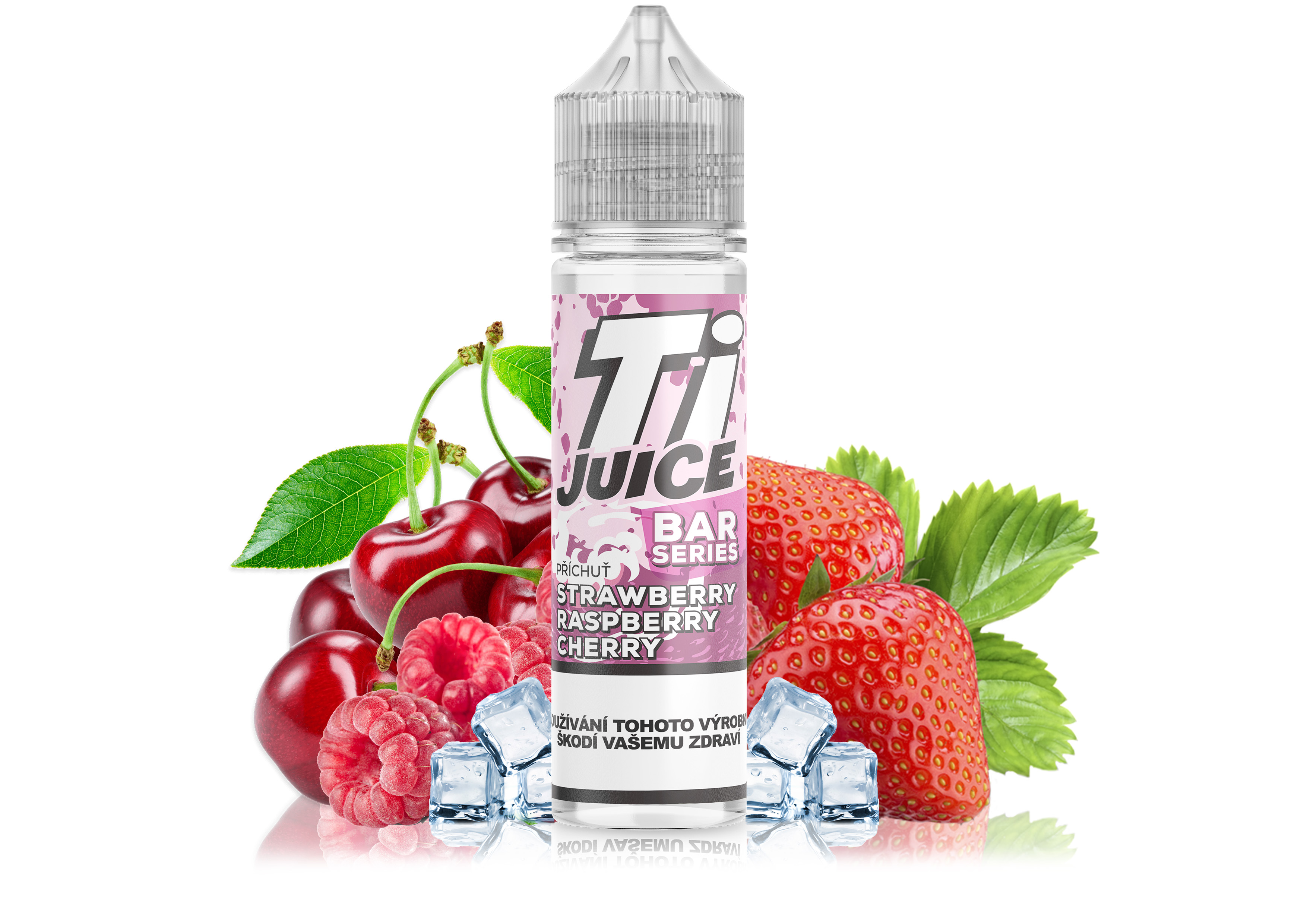 Příchuť TI Juice Bar Series - Strawberry Raspberry Cherry SnV 10ml