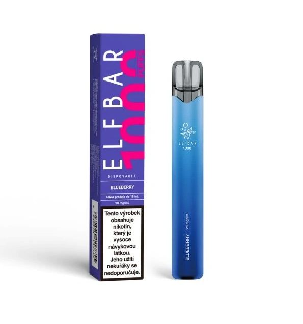 ELF BAR 1000 jednorázová ecigareta Blueberry - 20mg