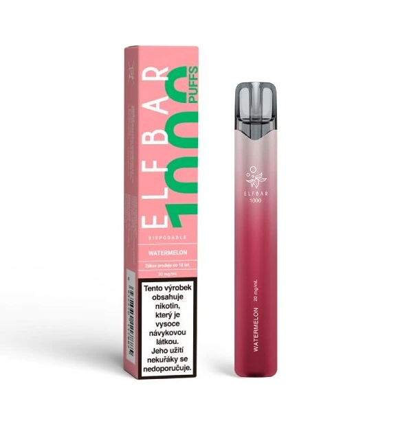 ELF BAR 1000 jednorázová ecigareta Watermelon - 20mg