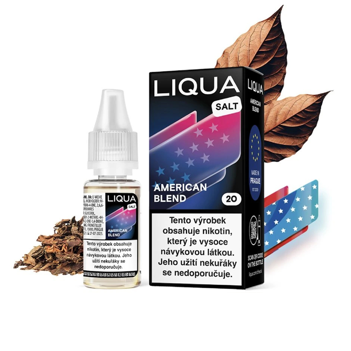 Ritchy - Liqua LIQUA Salt American Blend / Americká tabáková směs 10ml Nikotin: 10 mg - Kolek R