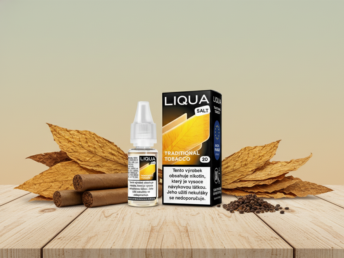 Ritchy - Liqua LIQUA Salt Traditional Tobacco / Tradiční tabáková směs 10ml Nikotin: 10 mg - Kolek R