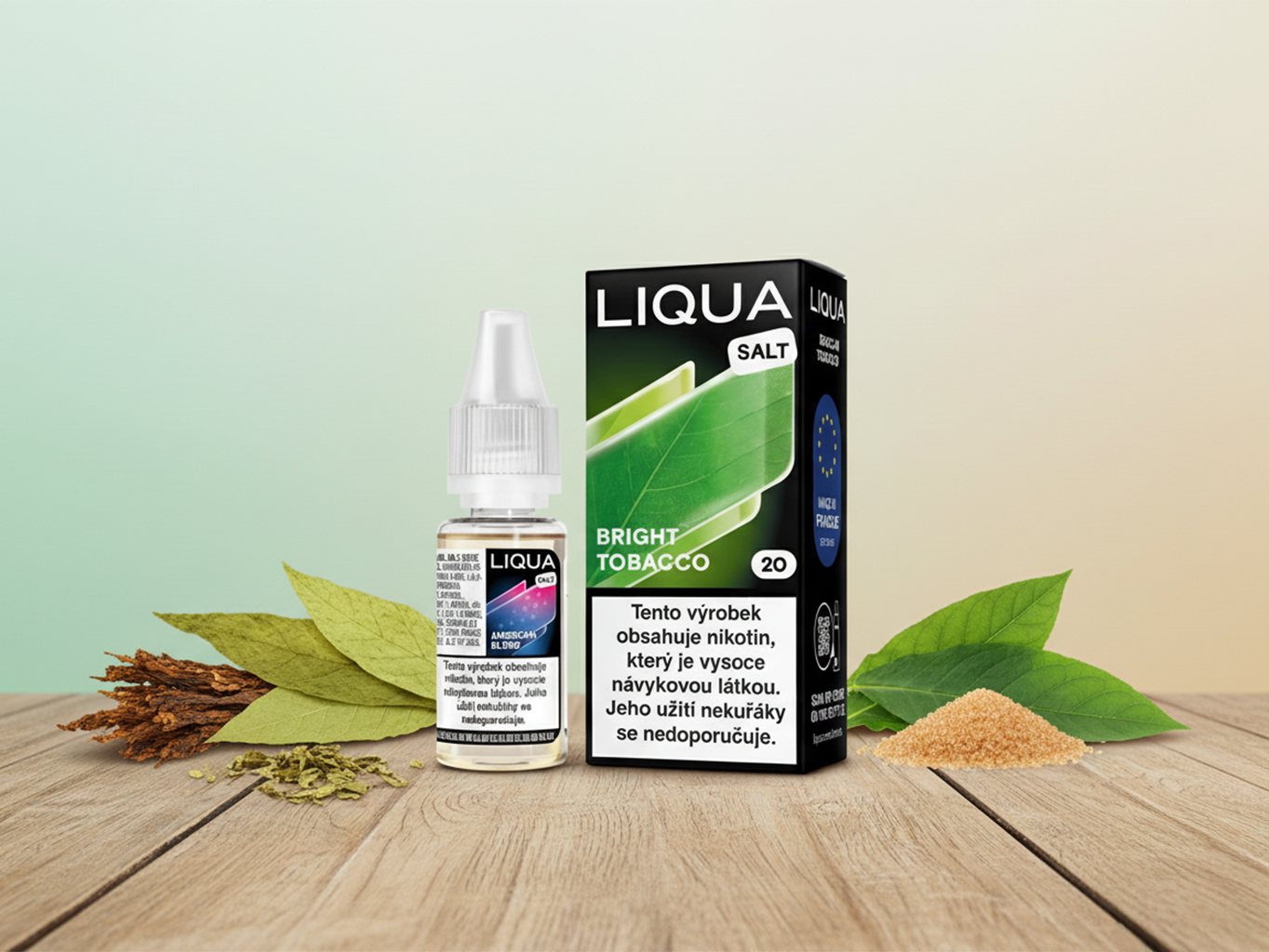 Ritchy - Liqua LIQUA Salt Bright Tobacco / Virginská tabáková směs 10ml Nikotin: 20 mg - Kolek R
