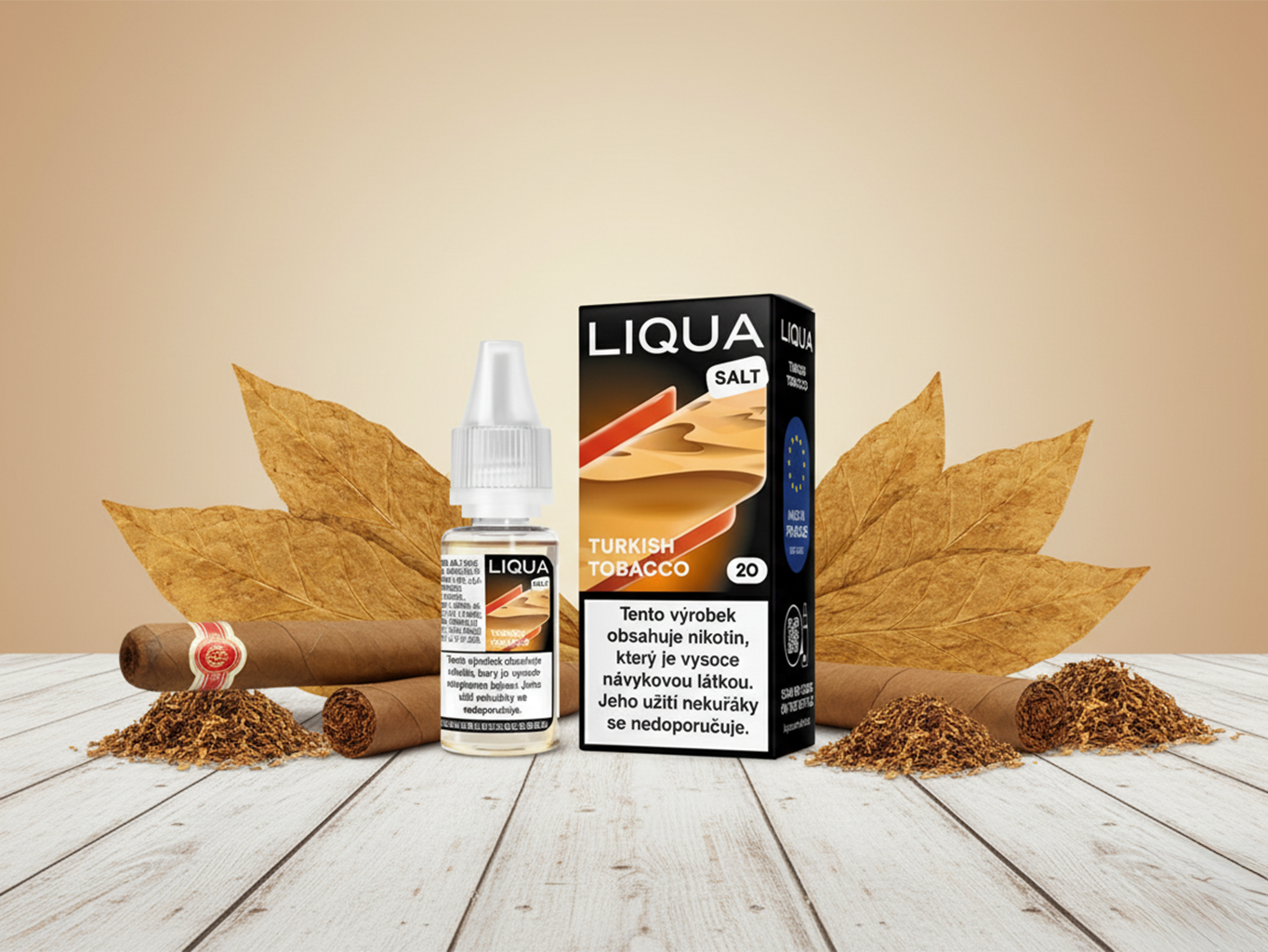 Ritchy - Liqua LIQUA Salt Turkish Tobacco / Exotická tabáková směs 10ml Nikotin: 20 mg - Kolek R