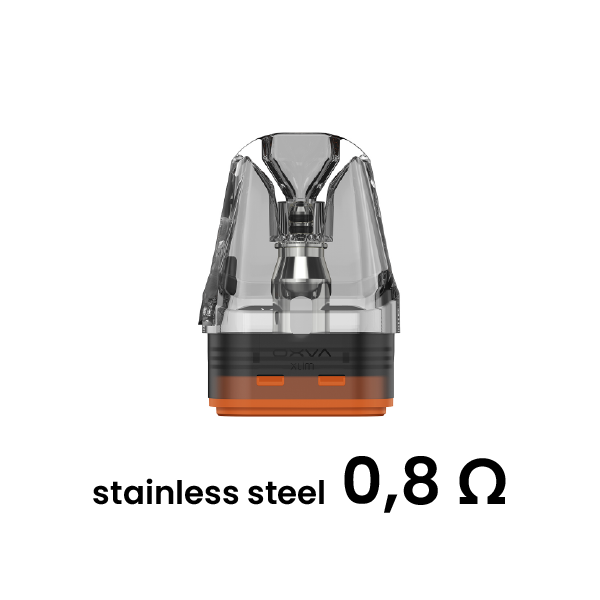 Oxva Xlim Stainless Steel Top Refill cartridge - 0,8 Ω