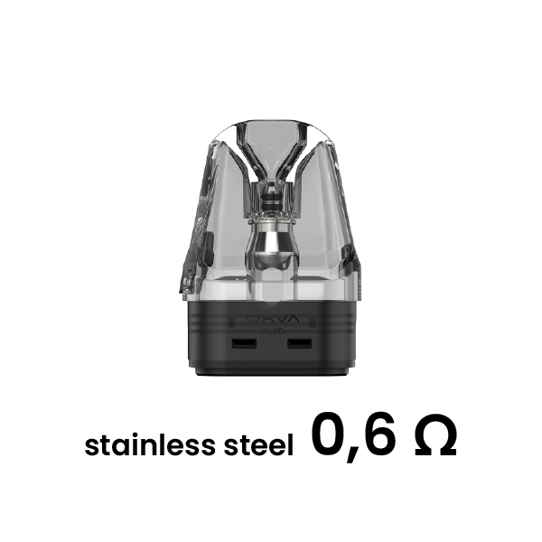 Oxva Xlim Stainless Steel Top Refill cartridge - 0,6 Ω