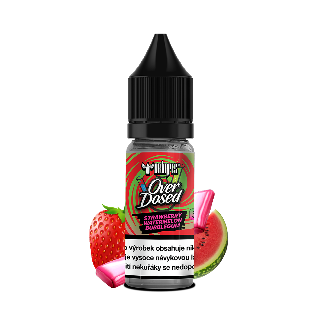 Nikotinová Sůl Dr. Vapes OverDosed - Strawberry Watermelon Bubblegum - 20mg/ml