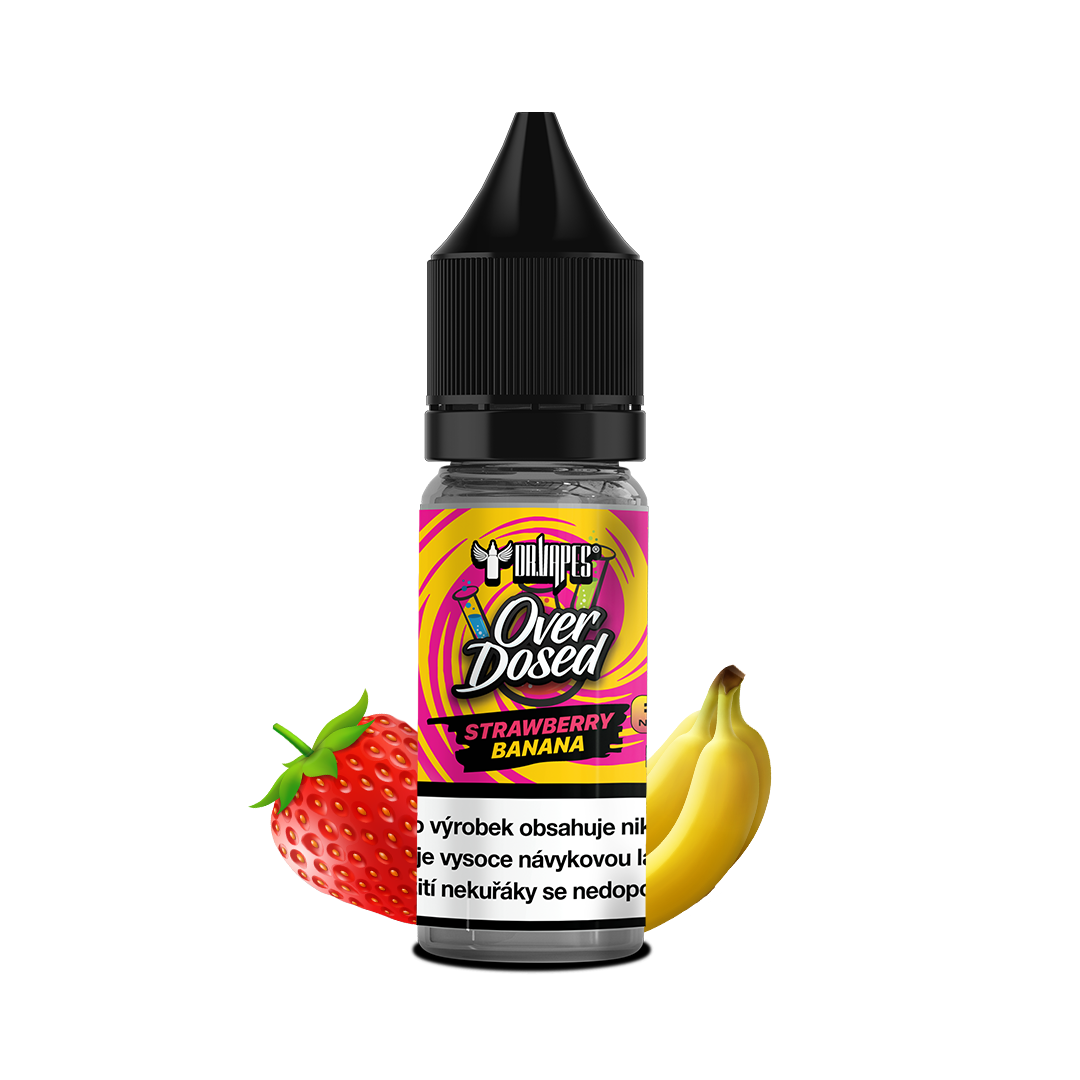 Nikotinová Sůl Dr. Vapes OverDosed - Strawberry Banana - 20mg/ml