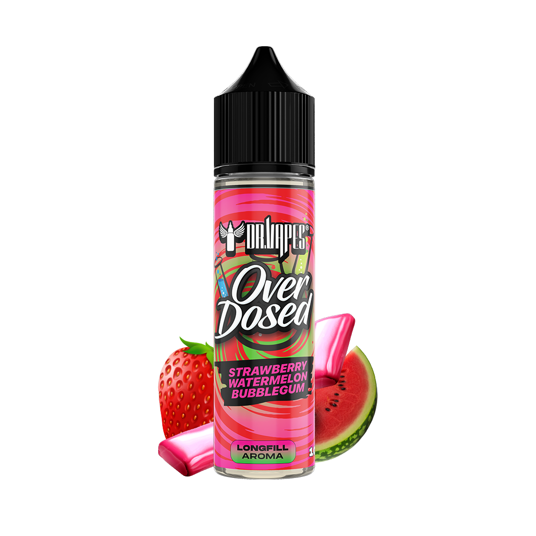 Příchuť Dr. Vapes OverDosed SnV - Strawberry Watermelon Bubblegum 10ml
