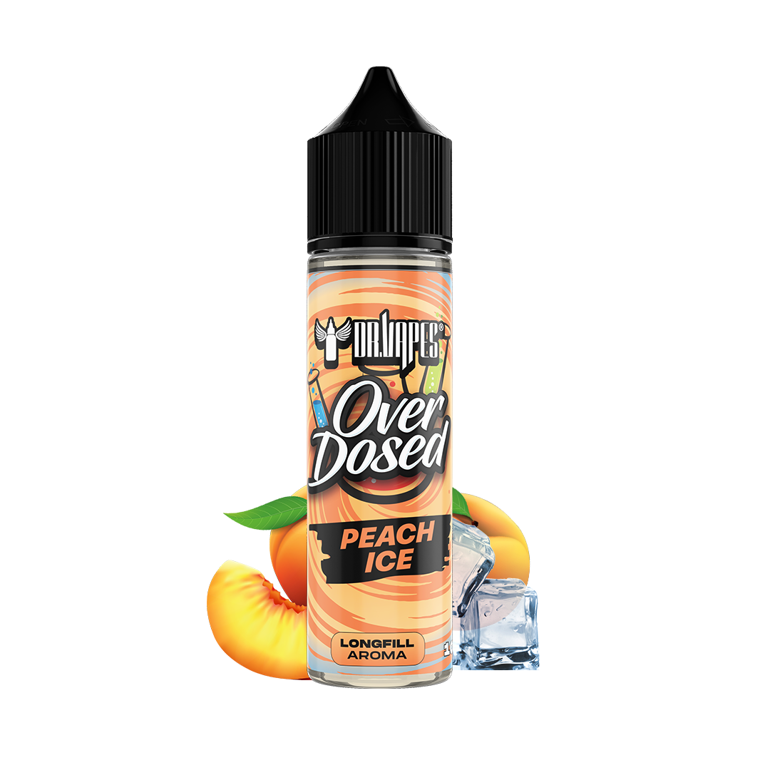 Příchuť Dr. Vapes OverDosed SnV - Peach Ice 10ml