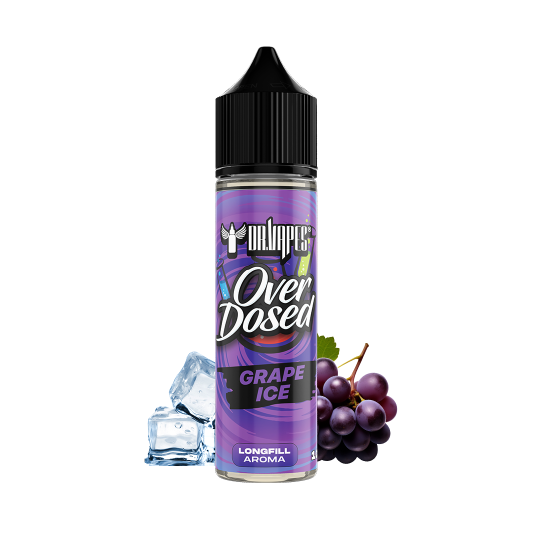 Příchuť Dr. Vapes OverDosed SnV - Grape Ice 10ml