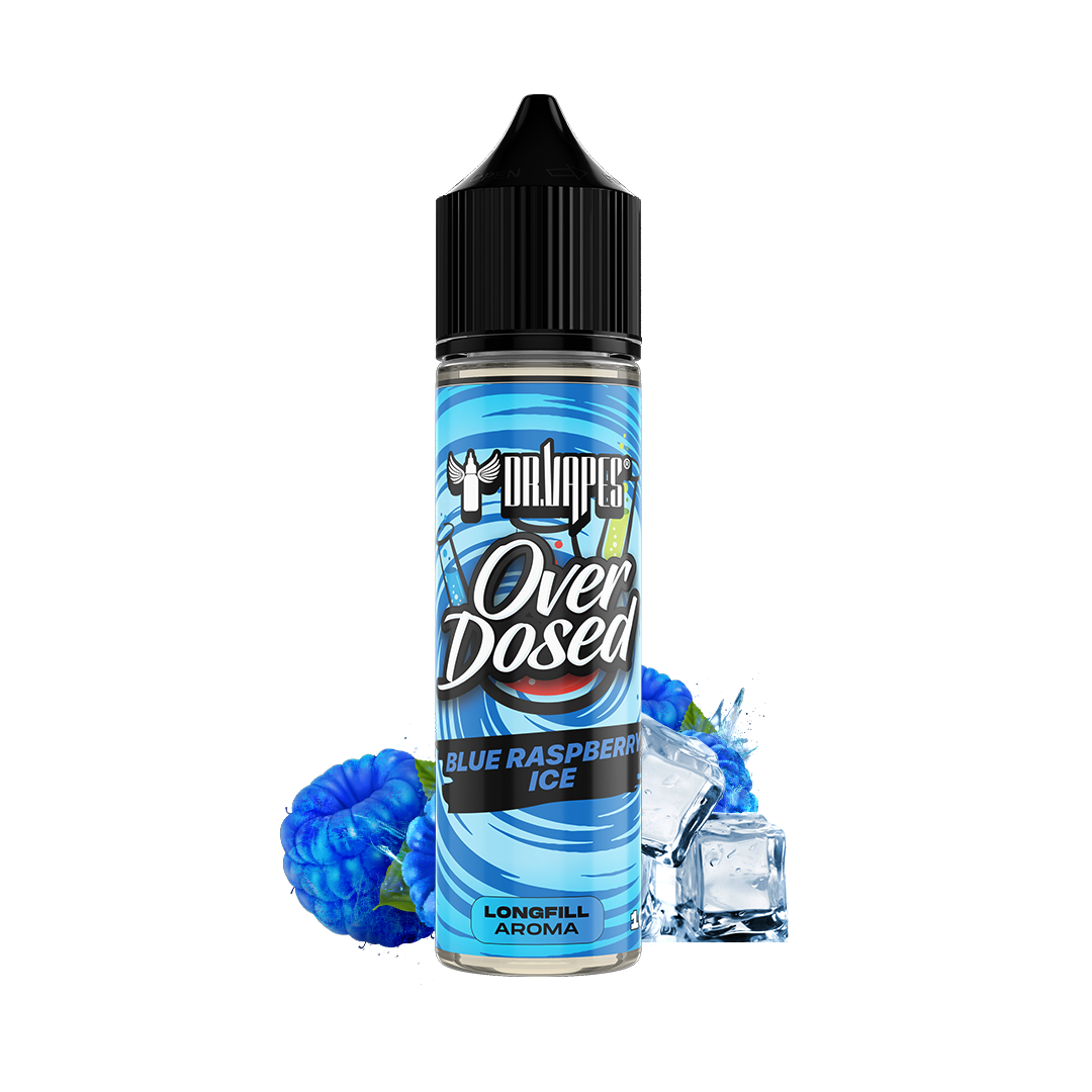 Příchuť Dr. Vapes OverDosed SnV - Blue Raspberry Ice 10ml