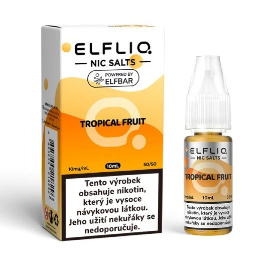 Nikotinová Sůl ELF BAR ElfLiq - Tropical Fruit 10ml Nikotin: 10 mg - Kolek R