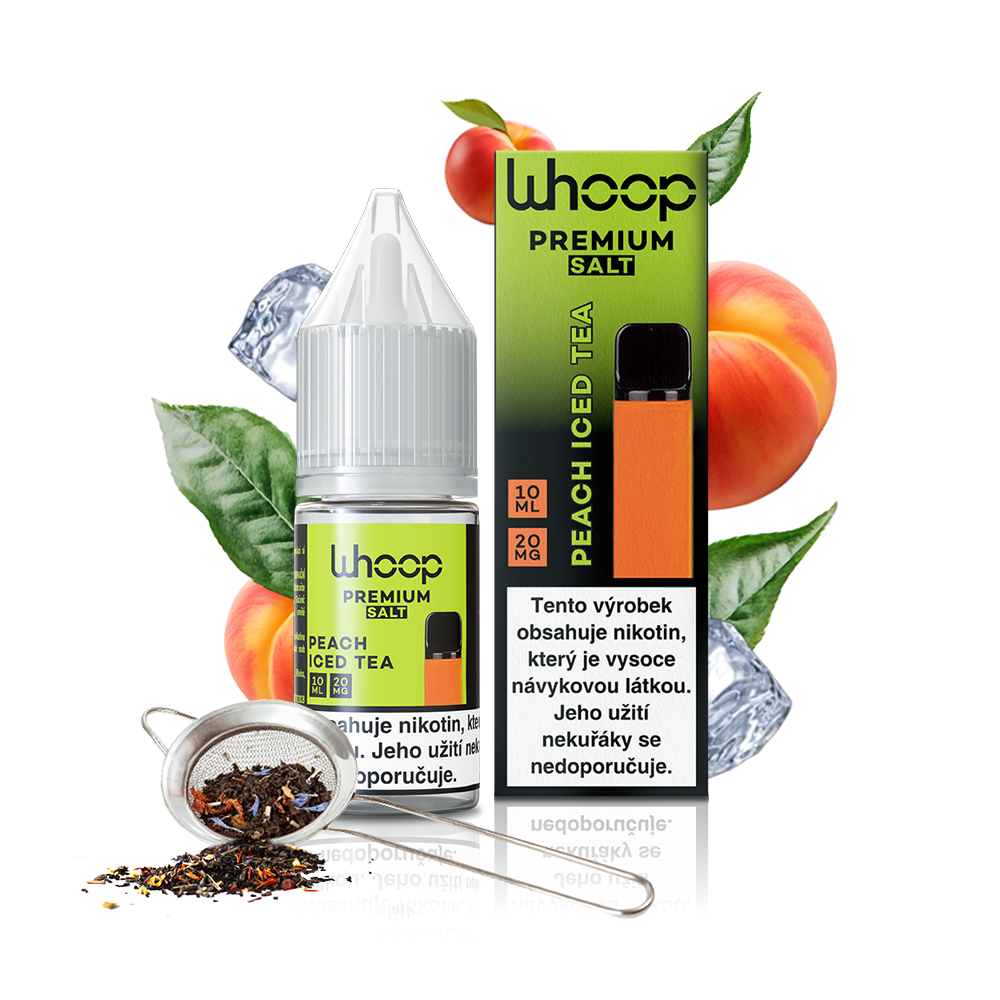 Nikotinová Sůl Whoop - Peach Iced Tea 10ml - 20mg