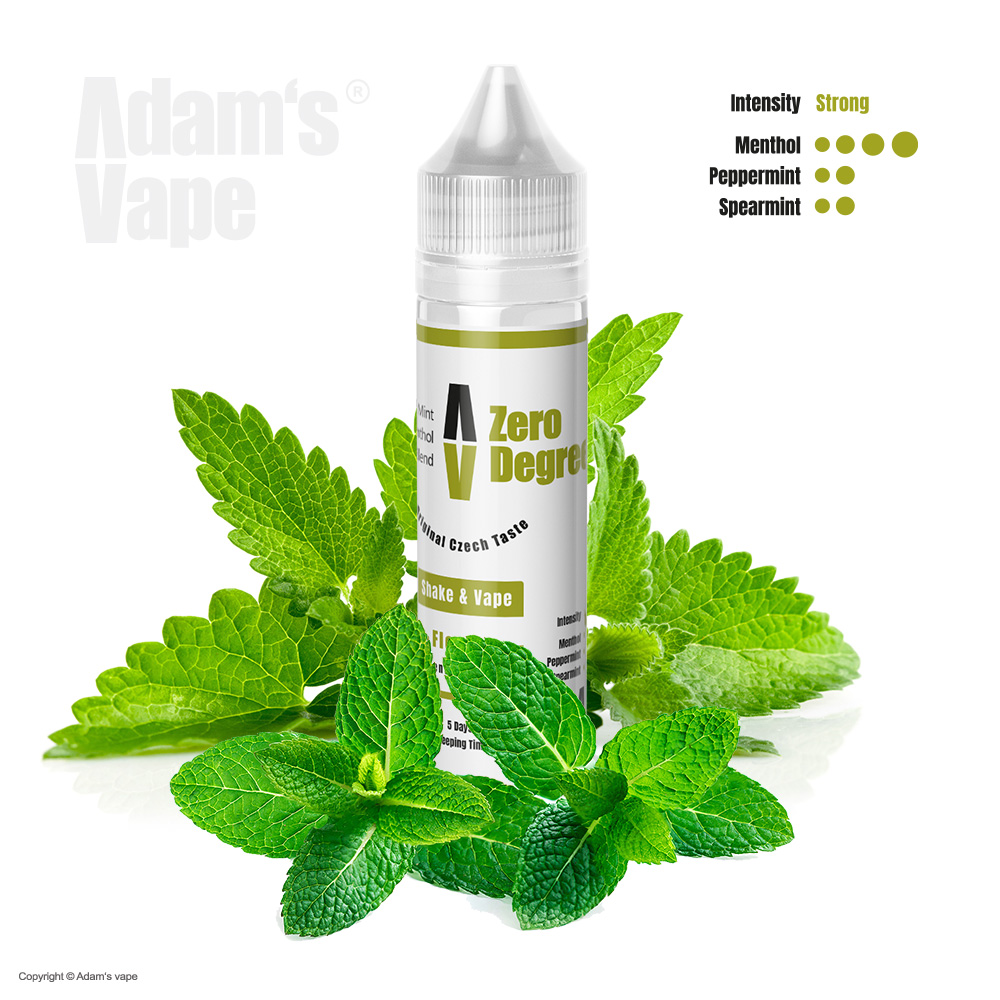 Příchuť Adams vape S&V: Zero Degree / Mentol s mátou 10ml