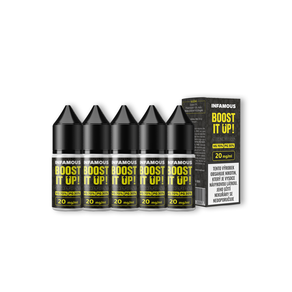Infamous Booster DL 70/30 - 20mg - 5x10ml